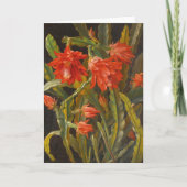 クリスマスサボテン | クリスチャンメルバック シーズンカード (正面)