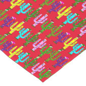 クリスマスサボテン ショートテーブルランナー (コーナー)