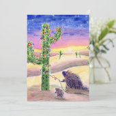 クリスマスサボテン シーズンカード (スタンド正面)