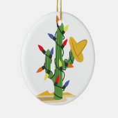 クリスマスサボテン セラミックオーナメント (右)