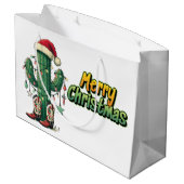 クリスマスサボテン ラージペーパーバッグ (裏面アングル)