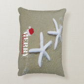 クリスマスサマーヒトデビーチ アクセントクッション (裏面(縦))