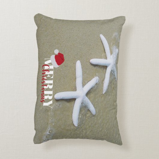 クリスマスサマーヒトデビーチ アクセントクッション (裏面(縦))