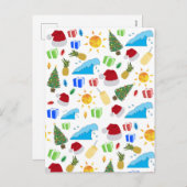 クリスマスサマービーチホリデイ シーズンポストカード (正面/裏面)