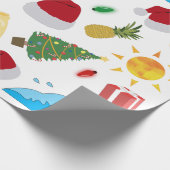 クリスマスサマービーチホリデイ ラッピングペーパー (角)