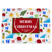 クリスマスサマービーチホリデイ ラージペーパーバッグ (正面)