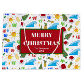 クリスマスサマービーチホリデイ ラージペーパーバッグ (裏面)