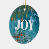 クリスマスサマー海ビーチジョイ セラミックオーナメント (右)