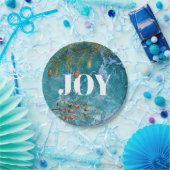 クリスマスサマー海ビーチジョイ ペーパープレート (パーティー)