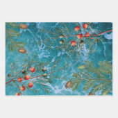 クリスマスサマー海ビーチ ラッピングペーパーシート (正面2)