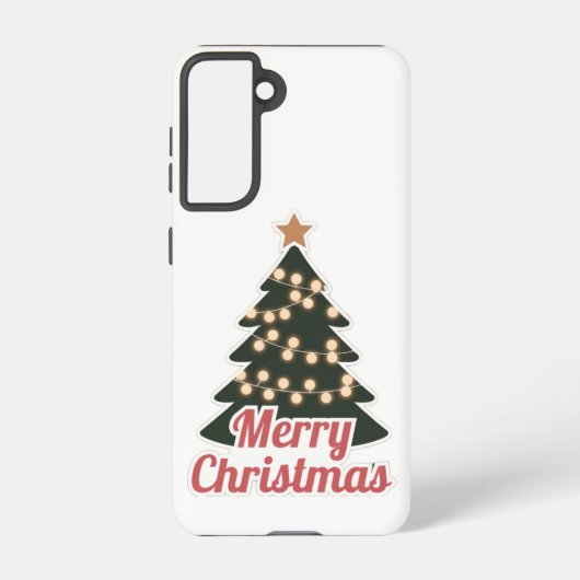 クリスマスサムスギャラクシーS21ケース：明るい新 SAMSUNG GALAXYケース (裏面)