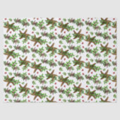 クリスマスサルフィッシュホリーnベリー 薄葉紙 (正面)