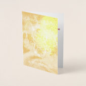 「クリスマスサンキャッチャー」標準フォイルカード 箔カード (正面)