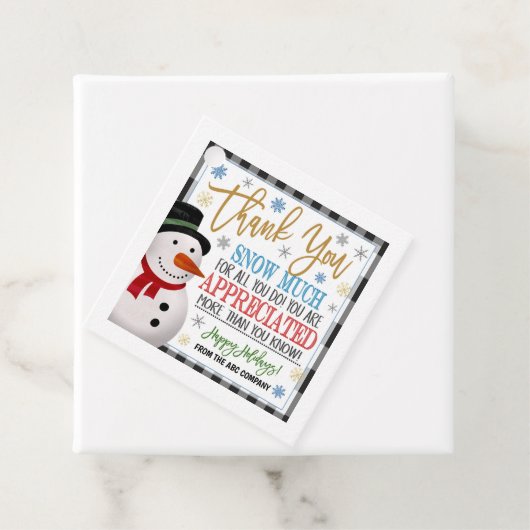 クリスマスサンキューギフトラベル フェイバータグ (インサイチュ)