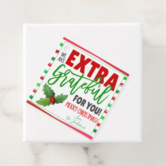 クリスマスサンキューギフトラベル フェイバータグ (インサイチュ)