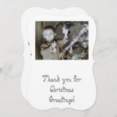 クリスマスサンキューフラットカード (正面/裏面)