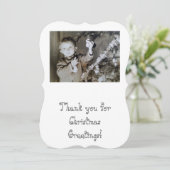 クリスマスサンキューフラットカード (スタンド正面)