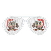 クリスマスサングラスギフトベビーフクロウ（ギフト付） アビエーターサングラス (正面)