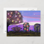 クリスマスサンセットポストカード シーズンポストカード