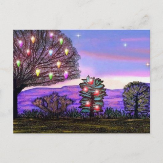 クリスマスサンセットポストカード シーズンポストカード