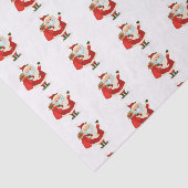 クリスマスサンタがマスク眼鏡を着用 薄葉紙 (詳細)