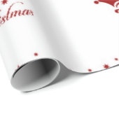 クリスマスサンタそりのパターン ラッピングペーパー (ロールコーナー)