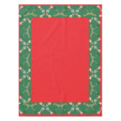 クリスマスサンタとトナカイのテーブルクロス テーブルクロス (正面)