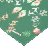 クリスマスサンタとトナカイのテーブルクロス テーブルクロス (アングル)