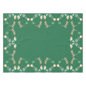 クリスマスサンタとトナカイ テーブルクロス (正面(横))