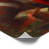 クリスマスサンタと子ども6 ポスター (角)