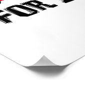 クリスマスサンタにおもしろいは ポスター (角)