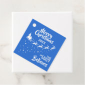 クリスマスサンタのそりのトナカイ休日 フェイバータグ (インサイチュ)