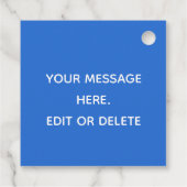 クリスマスサンタのそりのトナカイ休日 フェイバータグ (裏面)