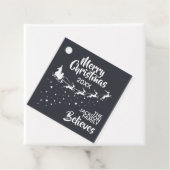 クリスマスサンタのそりのトナカイ休日 フェイバータグ (インサイチュ)