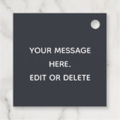 クリスマスサンタのそりのトナカイ休日 フェイバータグ (裏面)