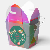 クリスマスサンタのトナカイ特典ボックス フェイバーボックス (オープン)