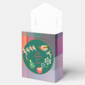 クリスマスサンタのトナカイ特典ボックス フェイバーボックス (オープン)