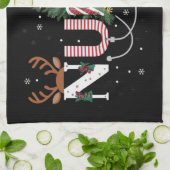 クリスマスサンタのナースお気に入りのクリスマスギフトホリダ キッチンタオル (折り畳み)