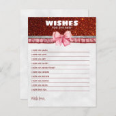 クリスマスサンタの赤ちゃんベビーのシャワーの願い ポストカード (正面/裏面)