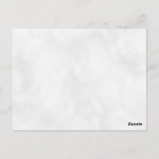 クリスマスサンタの赤ちゃんベビーのシャワーの願い ポストカード (裏面)