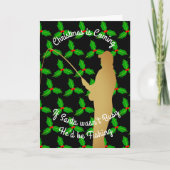 クリスマスサンタは採取していました シーズンカード (正面)