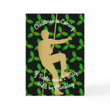 クリスマスサンタは石の登山です