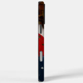 クリスマスサンタを馬に乗せてスノーアートプリント Case-Mate iPhoneケース (裏面 / 右)