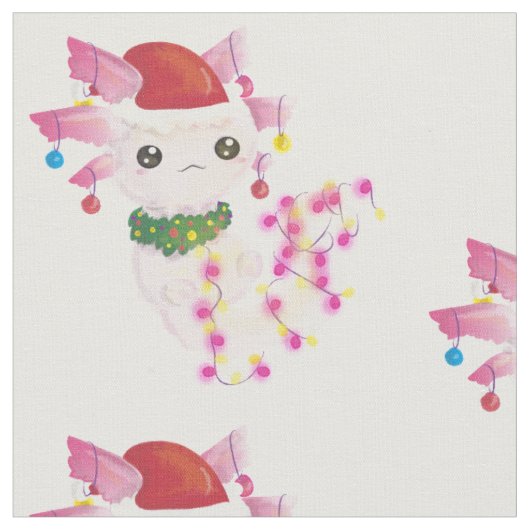 クリスマスサンタアクソロテル ファブリック (クローズアップ)