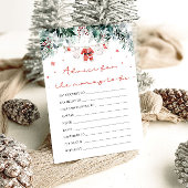 クリスマスサンタアドバイス 招待状