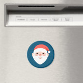 クリスマスサンタオンブルー マグネット (インサイチュ (食洗機))