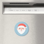 クリスマスサンタオンライトブルー マグネット (インサイチュ (食洗機))