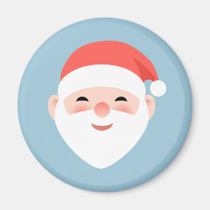 クリスマスサンタオンライトブルー マグネット