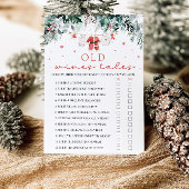 クリスマスサンタオールド妻の物語ベビーシャワーゲーム 招待状