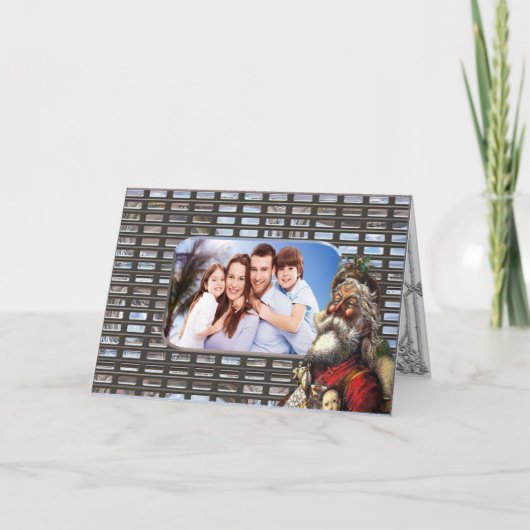 クリスマスサンタカークラシックドの写真 シーズンカード (正面)